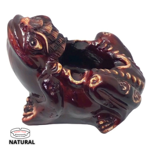 ASBAK ROKO UNIK KATAK/FROG/CALLAS MERAH/NATURAL/HOME DECORATION
