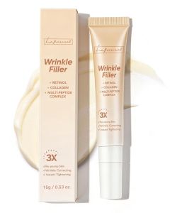 LA.PERSONAL Wrinkle Filler for Deep Wrinkles & Fine Lines Instant Eye Face Lift Cream Rapid Under Eye Bags Smile Lines Puffiness with Collagen & Multi-Peptide Complex 0.53 Oz