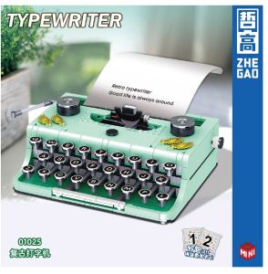 Zhe Gao Block Classic Retro Series 00984 Coffee Maker/ 00985 Speaker / 00987 Cell Phone / 00989 Walkman / 01017 Telescope Building Brick