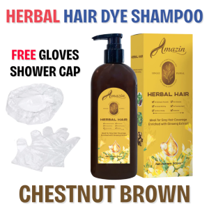 [FDA Approve] Herbal Hair Color Shampoo Organic Non-allergenic Shampoo Smooth Hair Floral Hair Scented Dye Conditioner Haircare herbal essence black plant squeeze  whitemanshampoo 72 1 ginger natural products