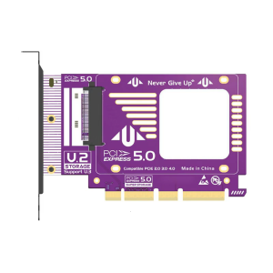 Dữ liệu nhanh chuyển PCIe 5.0 X1 để U3 SFF-8639 Adapter cho pm1735 NVMe PCIe ssds