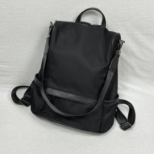 Balo Da Chống Trộm Vải Oxford Mix Da Bò Thời Trang Cidu BL06