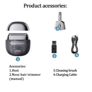 Kemei Mini Shaver KM-T381 Reciprocating Electric Razor Powerful Motor Intelligent Induction Shaver