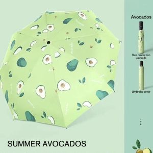 Automatic Umbrella Anti-Ultraviolet Folding Men Women UV Design for Sunny and Rainy Days Summer