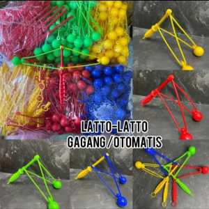 (25pcs/ pasang ) mainan latto latto matic / latto latto gagang yang lagi viral anti gagal