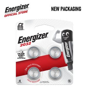 Energizer Lithium Coin CR2032 3in1 Child Shield Batteries 4s 2032 (5004LC BR2032 DL2032 ECR2032 ST-T15 2032 )