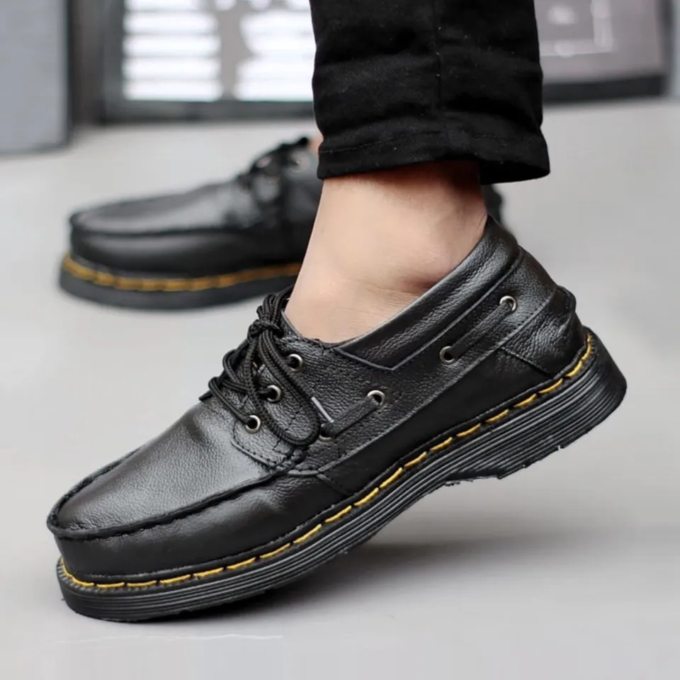 Shaka Viper Sepatu Pantofel Formal Docmart Low Boots Kerja Pria