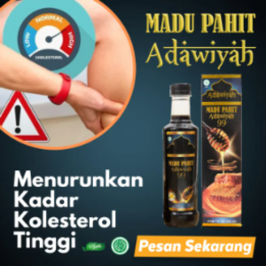 BEBAS ONGKIR !! MADU ADAWIYAH 99 MADU HITAM PAHIT ORIGINAL