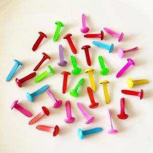 Set 100 đinh cánh phượng/ đinh ghim 2 chân làm học liệu con rối -LUMBL