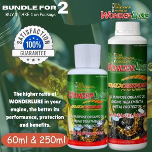 The Wonderlube Maximum Performance (60ML & 250ML BUNDLE) Engine Treatment Protect the Metal Surface Engine Anti-friction