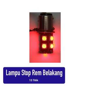 Stoplamp Rem Jelly Kedip Flash Lampu Stop Rem Kedip Flash / Lampu Stop Rem LED 3 Mata Universal