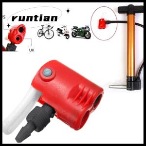 runtian Bicycle bike cycle tyre tube replacement dual head air pump adapter valve