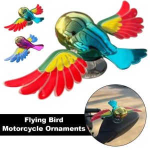 New Simulation Flying Bird Decompression Toy Fun Creative For Electric Scooter Motorcycle Bike Handlebar Decoration friends gift