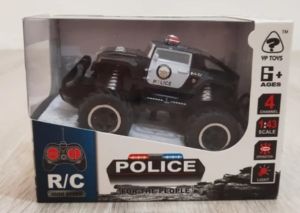WTBS Mainan Anak RC Jeep Police Remote Control Police Car