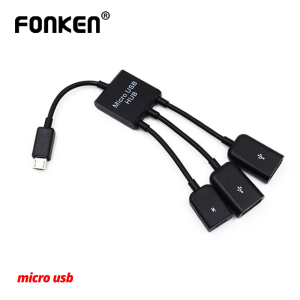 FONKEN 7 Ports USB 2.0/USB 3.0 HUB Docking Adapter 5Gbps High Speed Transmission Multi-port USB Splitter Expander for PC Computer