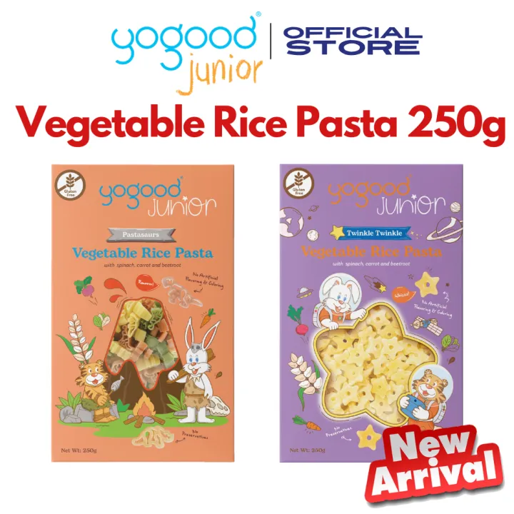 (Gluten-Free) Yogood Junior Vegetable Rice Pasta 250g Pastasaurs ...