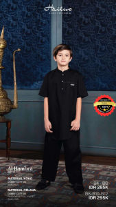 Haitwo Sarimbit Al Hambra Baju Muslim Anak laki Laki Set Celana premium