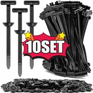 Phổ Nylon Dây buộc cáp khóa-khóa chịu lực cao Dây Rút Nhựa chủ với Pin & thiết kế nút đồ cột dây nhựa Dây buộc cáp S công cụ ốc vít thân xe