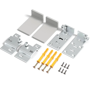 Wall Cabinet Hanging Plate Corner Bracket Rustproof Concealed Mounting Bracket Cold Rolled Steels Cabinet Hardware