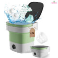 Mini Portable Washing Machine 12L Foldable Washer with 3 Wash Programs, Compact Laundry for Baby Clothes, Socks. 