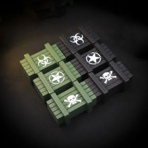 1/10อุปกรณ์ตกแต่งเพลากล่องกล่องไม้สำหรับ Axial Scx10 D90 Rgt Yikong Redcat Traxxas Trx4 Trx6 Rc Crawler รถบรรทุก