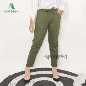 Celana Abel Pants / Celana panjang wanita basic pants STRET - Fashion muslim mode BY TOKO ANFASHA