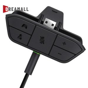 Xbox One Controller Headset Adapter Audio Mic Converter for Gaming Headphones with 3.5mm Jack