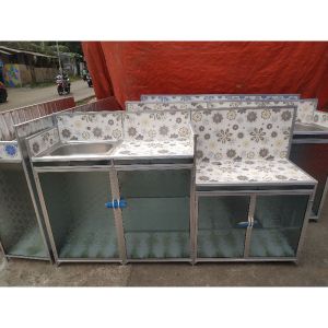 Rak Kompor Wastafel 4 Pintu Full Keramik YRS