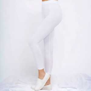 Leging Paskibra Putih Wanita Remaja Dewasa Bahan Tebal / Celana Panjang Legging Putih / Lejing Putih