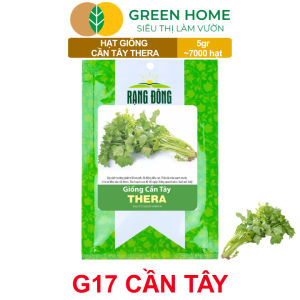 Hạt Giống Cần Tây Thera GreenHome Gói 5g~700 hạt Chịu Nhiệt Tốt Năng Suất Cao Nảy Mầm Đều G17