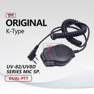Baofeng Dual PTT Microphone Speaker Car Two-Way Radio For Walkie Talkie Radio UV-82 Long Range