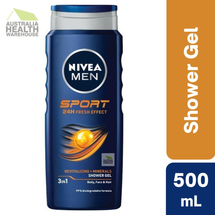 [Expiry 01/2025] Nivea Men Sport Shower Gel 500mL Lazada Singapore