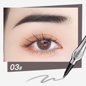 【FAMMY FAEY】Multi-Purpose Waterproof Two-Pronged Eyebrow Pencil Natural and Long-Lasting No Smudging Distinct Eyebrows Waterproof Sweat-Proof and No Fading Ultra-Fine Eyebrow Pencil一笔多用防水二叉定位眉笔