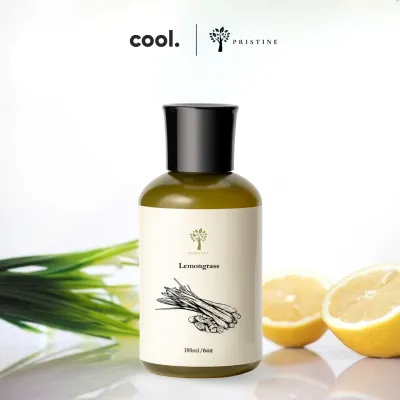 Pristine Home Scent Refill | Lemongrass | Garden Scent | Essential Oil | 180ml | Fragrance Refill for Reed Diffuser