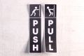 DSign Push Pull Door Sticker Signage l Door Sign l Vinyl Sticker l Guide Signs l Facility Signs. 