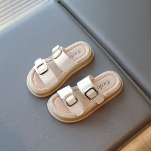 New Childrens Shoes Round Toe Slippers Summer Light Non-slip Outdoor Beach Shoe Girl Soft Soled Toddler Boys Flat Slides I05153