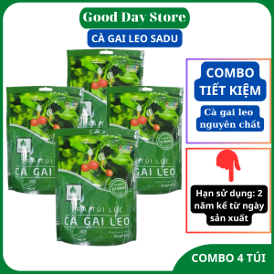 COMBO 4 TÚI Trà mát gan cà gai leo Sadutăng cường chức năng giải độc của gan