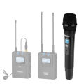 Máy phát cầm tay không dây Comica wm200/300 HTX UHF với bộ thu có thể sạc lại để tiệc cưới cho wm200 Ⅱ, wm200 Pro và wm300. 