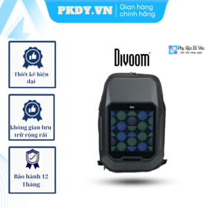 Balo Divoom Cyberbag Pixel Art LED Backpack  [Nhập khẩu & Phân phối chính hãng bảo hành 1 năm]