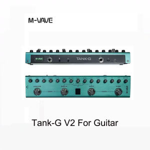 M-VAVE Tank-G Guitar Multi-Effects Pedal Rechargeable 36 Presets 9 Preamp Slots 8 IR Cab Slots 3 Modulation/Delay/Reverb Effects