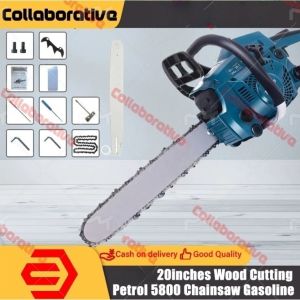 Chainsaw 20/24 inches Portable Chainsaw Gasoline Chainsaw Orginal Steel Mini Power Saw Metal Tool