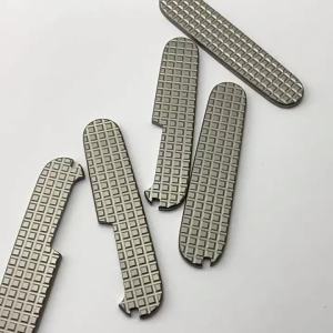 1 Pair Titanium Alloy Scales Handle Patches For 91MM Victorinox Swiss Army  Grips DIY Make Replace Accessory Parts