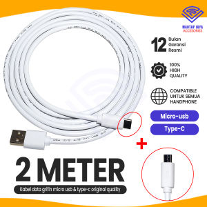 [COD] KABEL DATA CHARGER CCTV/HP GRIFFIN MICRO USB /  TYPE C 2 METER UNIVERSAL