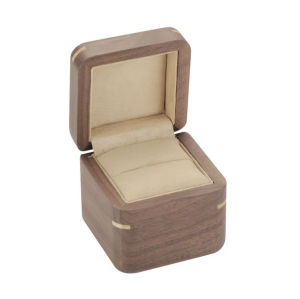 [SG Seller] Pure Solid Wood Music Proposal Ring Box Engagement Ring Music Box