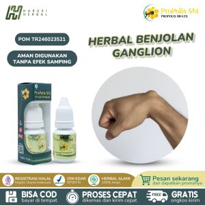 Obat Benjolan Ganglion Benjolan Di Tangan Kista Ganglion Benjolan Lipoma Benjolan Di Pergelangan Sendi Tumor Jinak Obat Benjolan Keras Berisi Cairan Dengan Propolis SM