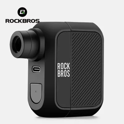 【SG Delivery】ROCKBROS Air Pump Ultra-Light Mini Portable Electric Pump Wireless Type-C Charging Reusable Air Compressor for Road Bike MTB Bicycle AV/FV Long Distance Cycling Equipments
