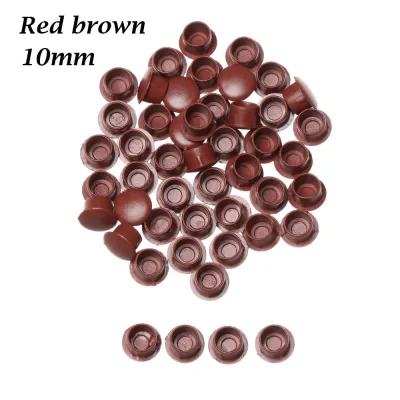QIGUI 50Pcs Practical Hardware Exterior Drill Hole Plug Protective Cap Dust Plug Stopper Screw Decor Furniture Hole Covers