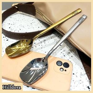 [Hilldora] Long Handle Square Head Spoon Lantern Stainless Steel Watermelon Spoon Thickened Household Kitchen Supplies