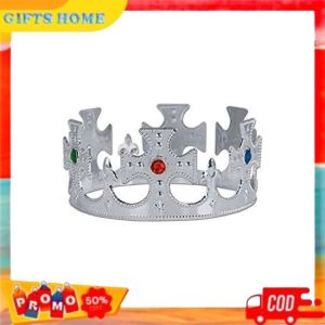 (Gifts Home) Mahkota Dewasa Prince & Princess Ulang Tahun Crown Ratu Raja King Queen Party Dewasa