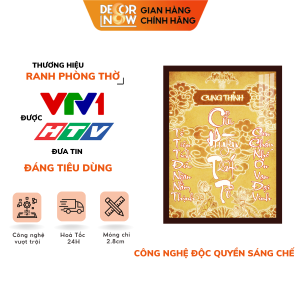 Bài vị Cửu Huyền Thất Tổ DECORNOW Trang Trí Bàn Thờ Gia Tiên DCN-TC208
